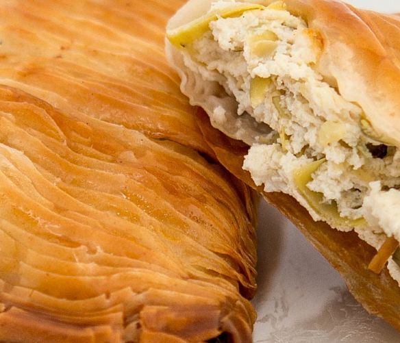 23042019 sfogliatella al carciofo bianco