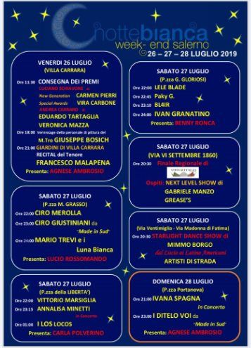 notte bianca weekend