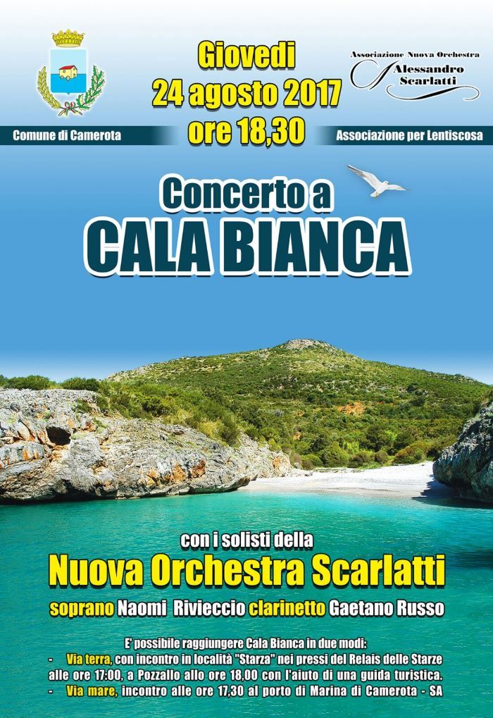 cala bianca camerota locndina concerto