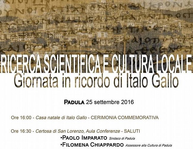 23092016 Italo Gallo commemorazione