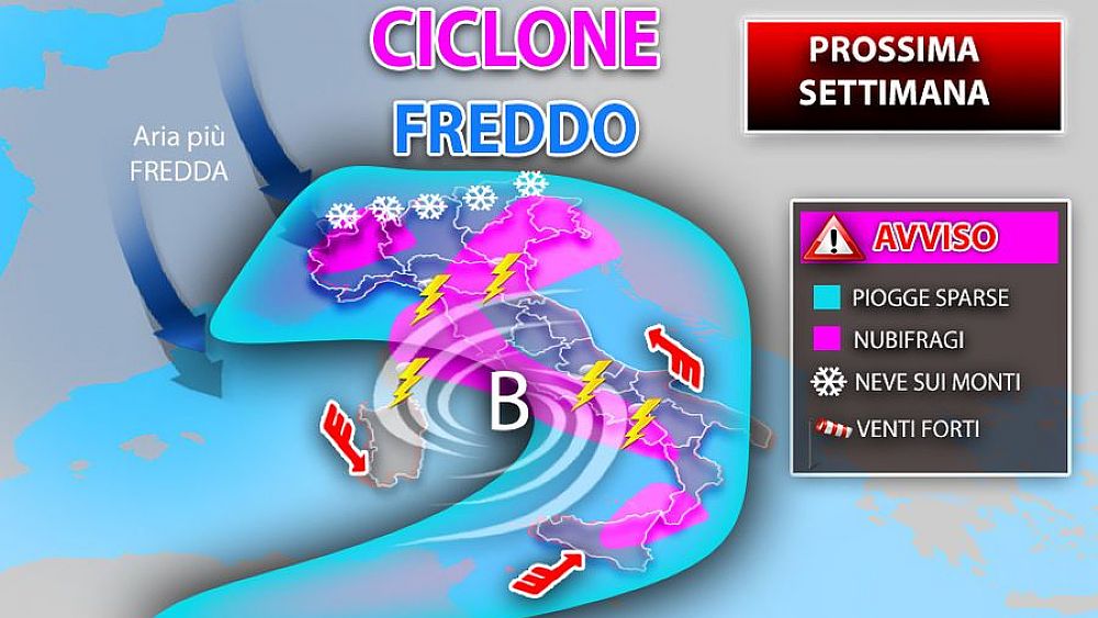 23102020 meteo prossima settimana 231020