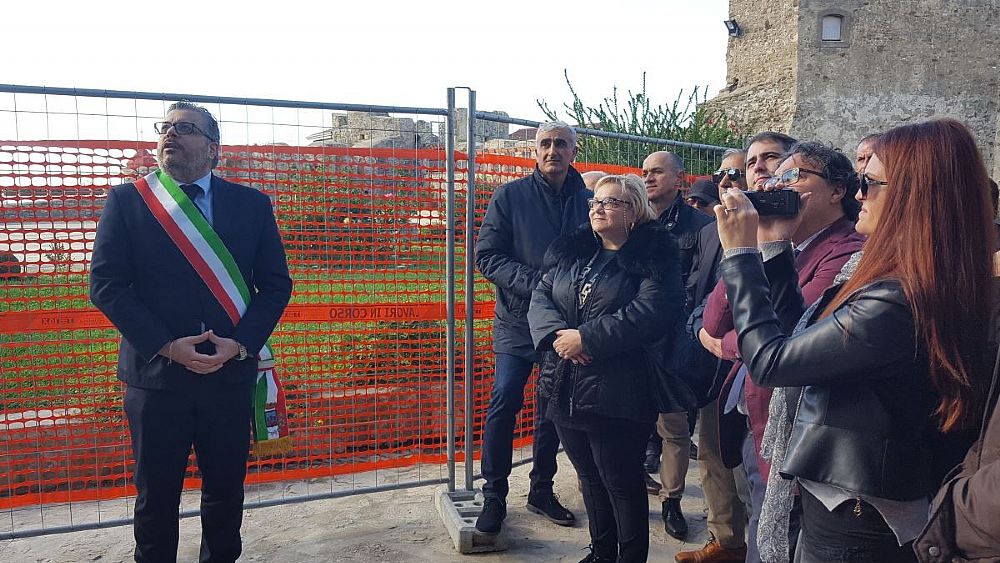23112017 Prima pietra castello Agropoli