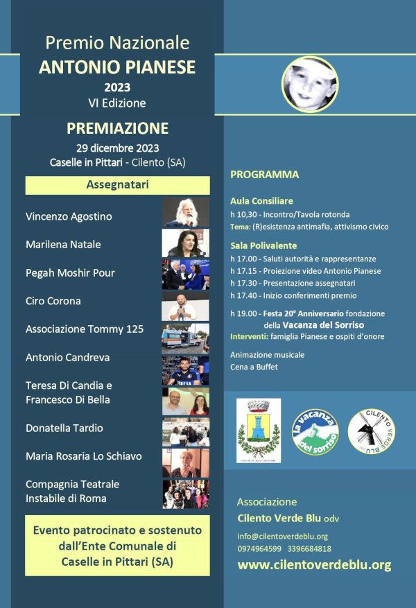 locandina premio antonio pianese