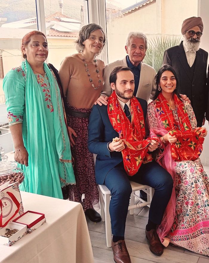 foto con le famiglie