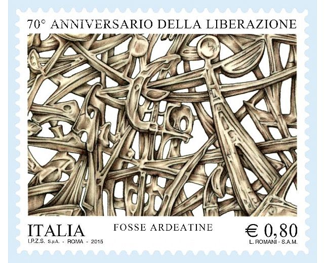 24042015 francobollo fosse ardeatine