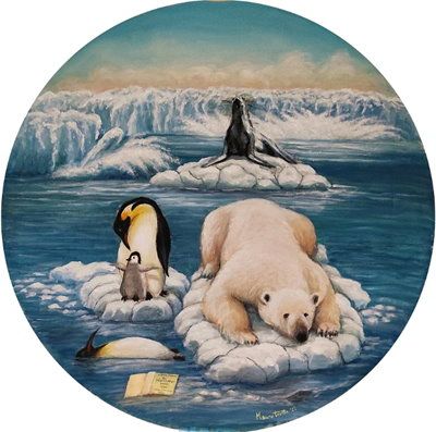 Attenzione ai Cambiamenti climatici opera di Mauro Trotta