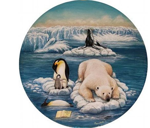 Marisa-Russo foto - 24062022 attenzione ai cambiamenti climatici opera di mauro trotta