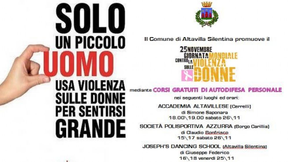 24112016 altavilla silentina contro la violenza sulle donne