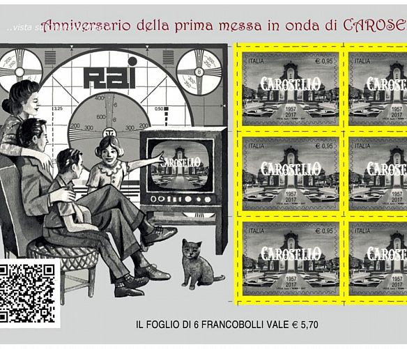 24112017 201736 Foglio di francobolli dedicati a Carosello 2