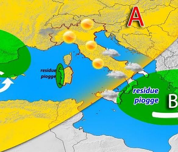 25012017 grafico meteo alta pressione e freddo