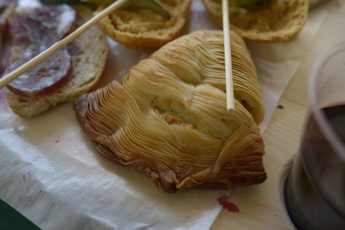 sfogliatella carciofo bianco
