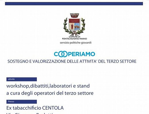 25042013 locandina COOPERIAMO