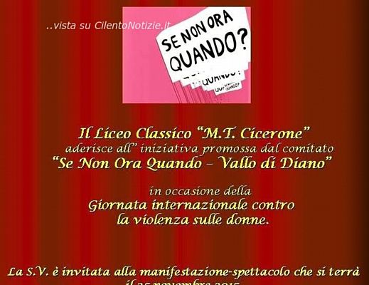 25112015 se non ora quando vallo di diano