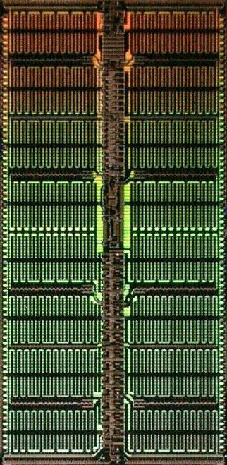Micron 1a node DRAM die 8Gb DDR4