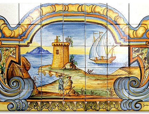 26032014 Giancappetti pannello veduta maiolica