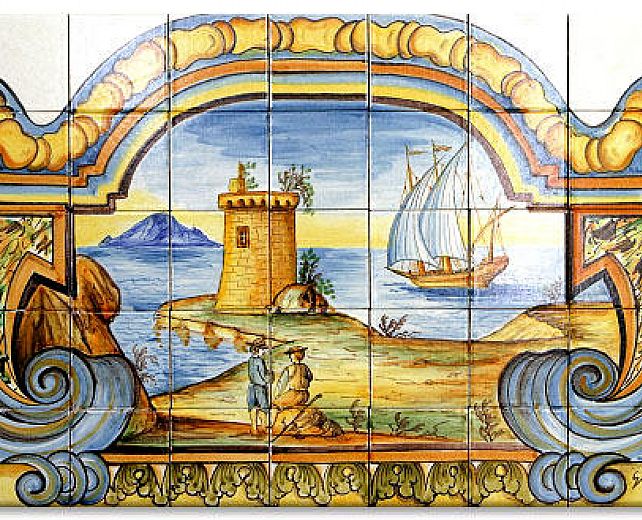 26032014 Giancappetti pannello veduta maiolica