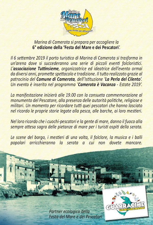 festa del mare camerota