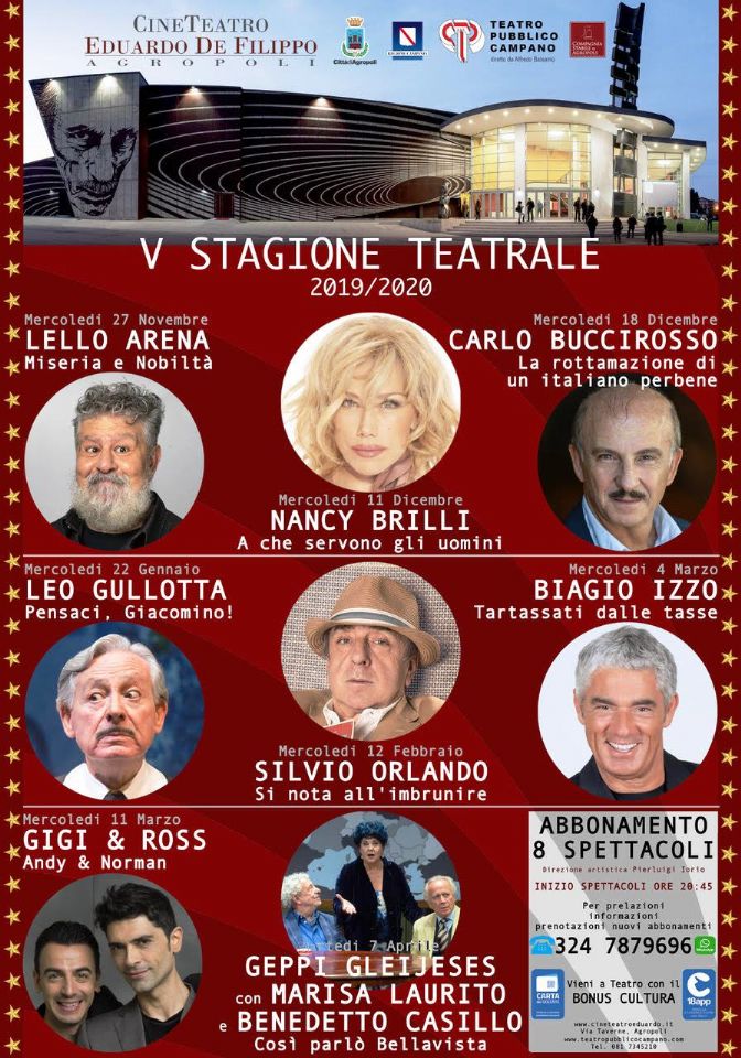 cartellone programma teatro agropoli