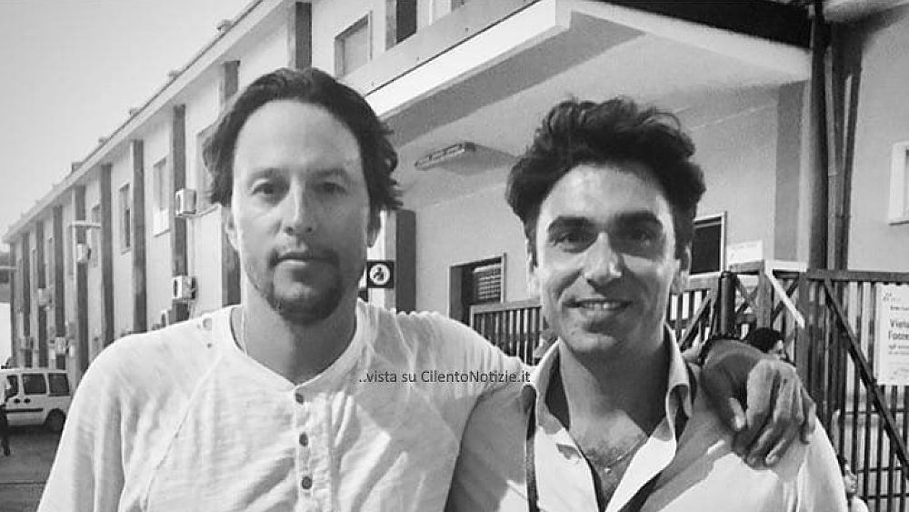 26092019 Il Sindaco di Sapri con il regista Cary Fukunaga 26092019 Il Sindaco di Sapri con il regista Cary Fukunaga