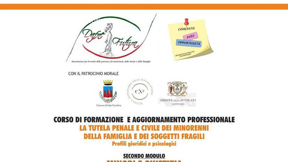 26102016 locandina MINORI E GIUSTIZIA