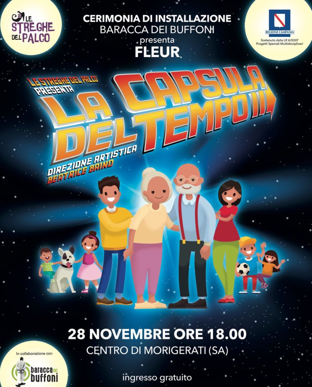capsula del tempo cilento installazione