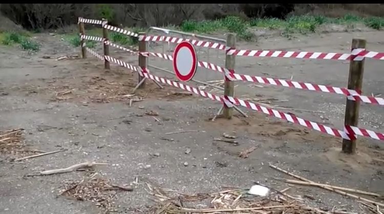 interdizione area spiaggia