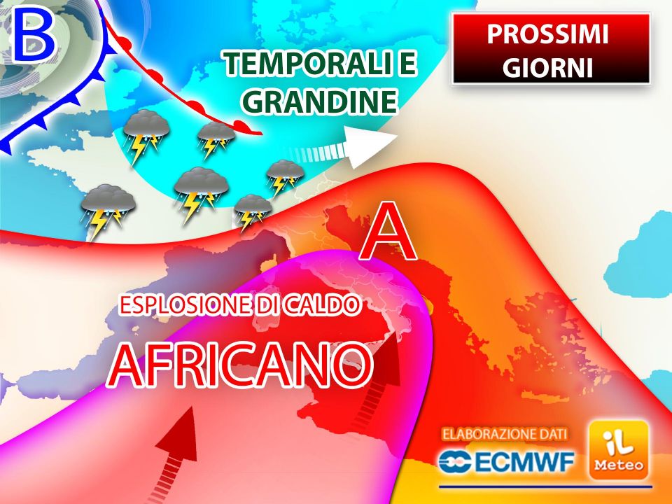 meteo caldo africano caldissimo