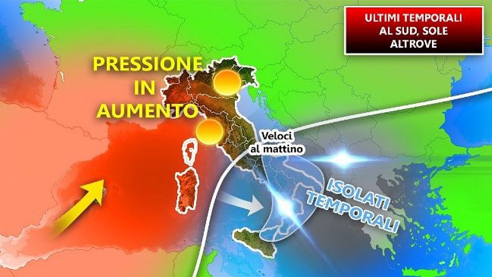 27082018 ultimi temporali sud sole altrove 27818