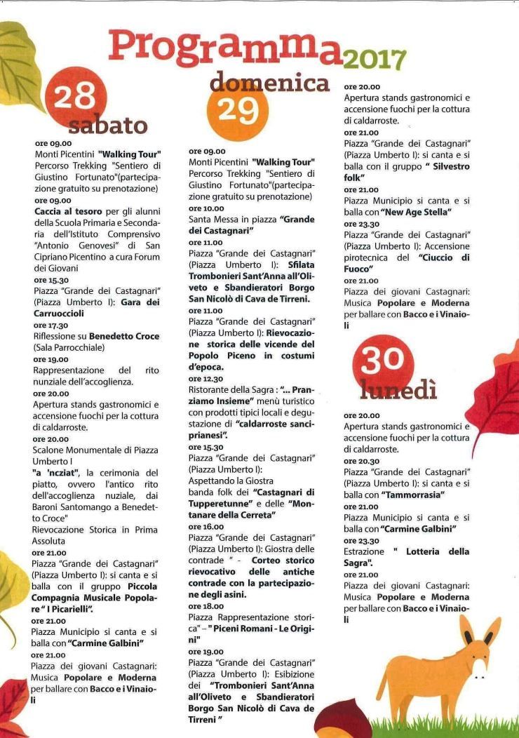 programma sagra