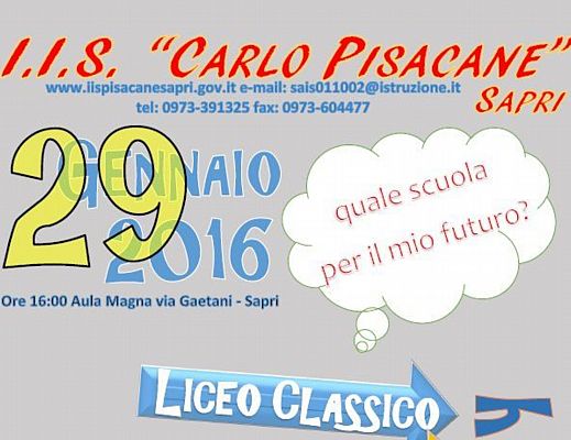 28012016 openday pisacane sapri