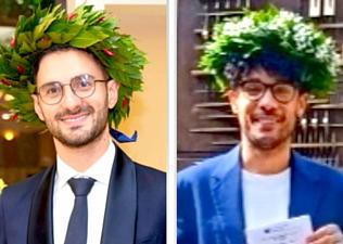 28032026 musicisti alessandro gaudio e thomas martino foto laurea