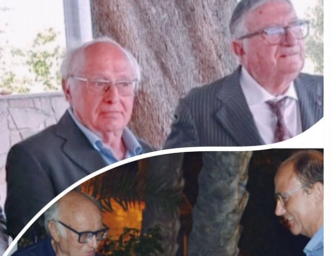 Tonino-Luppino foto - 28062025 dino baldi con lo scienziato giulio tarro