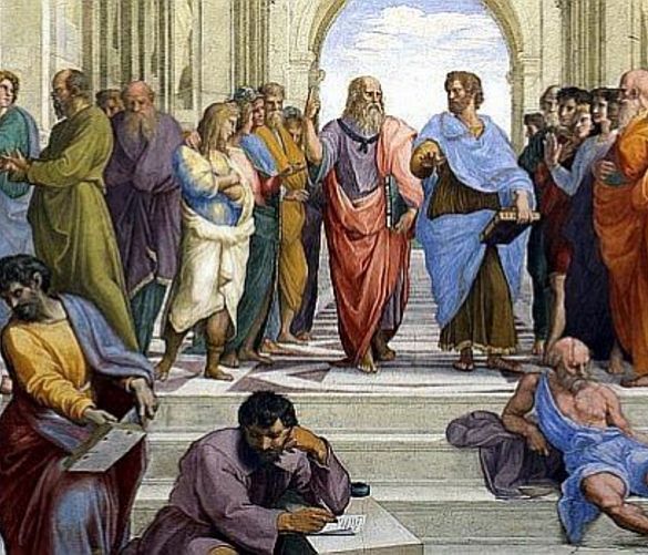 Emilio-La-Greca-Romano foto - 28092021 socrate e platone