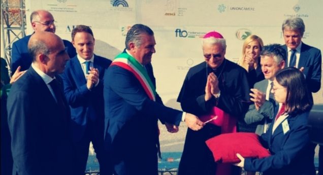 inaugurazione con il vescovo