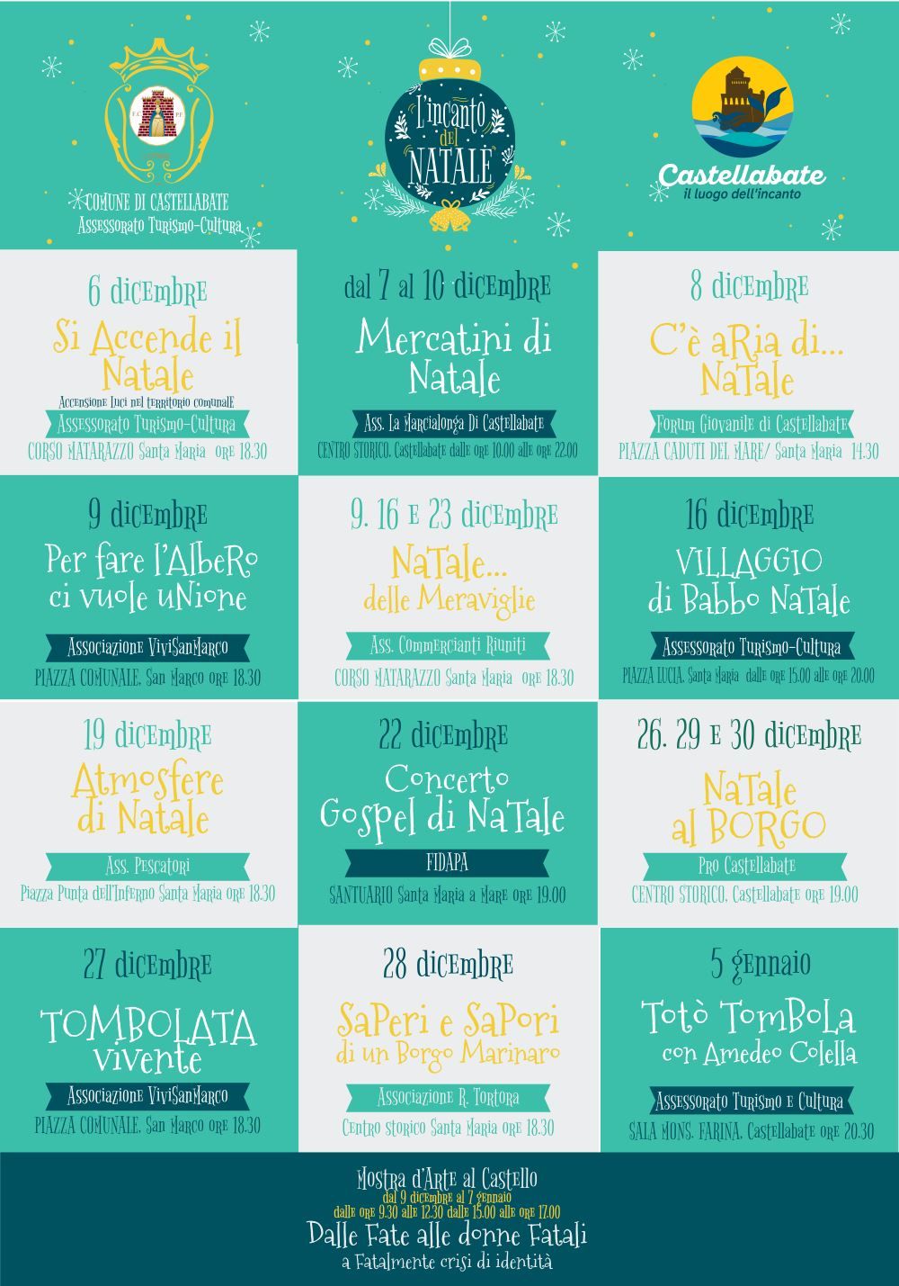 manifesto programma natale 2017 castellabate
