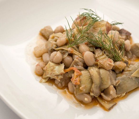 28122017 ZUPPA DI FAGIOLI E CARCIOFO light