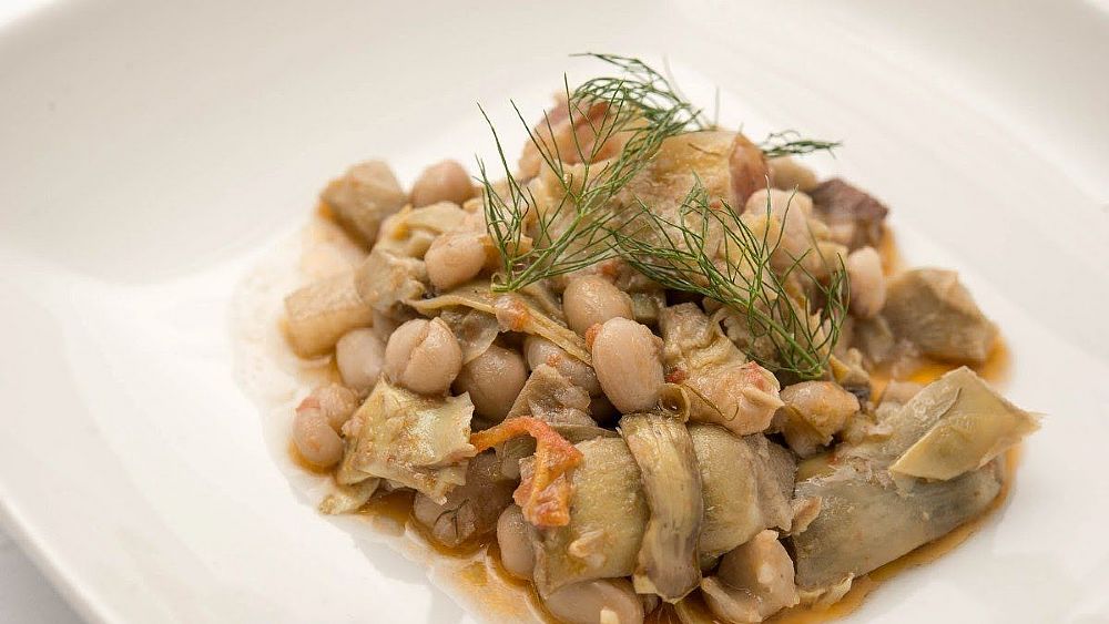 28122017 ZUPPA DI FAGIOLI E CARCIOFO light