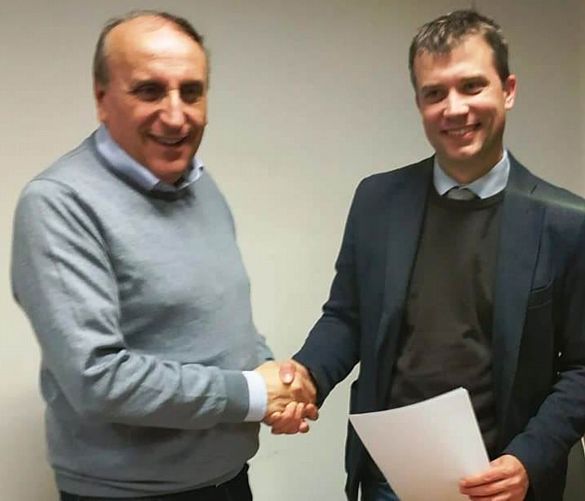 28122018 Prof Vincenzo Pepe e direttore Gabriel Zuchtriegel