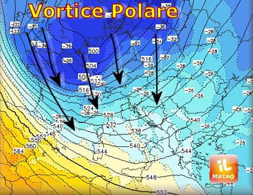 29012015 vortice polare campania