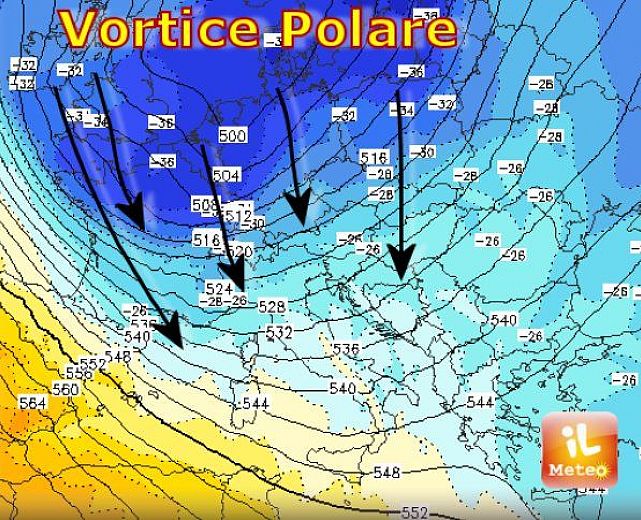 29012015 vortice polare campania