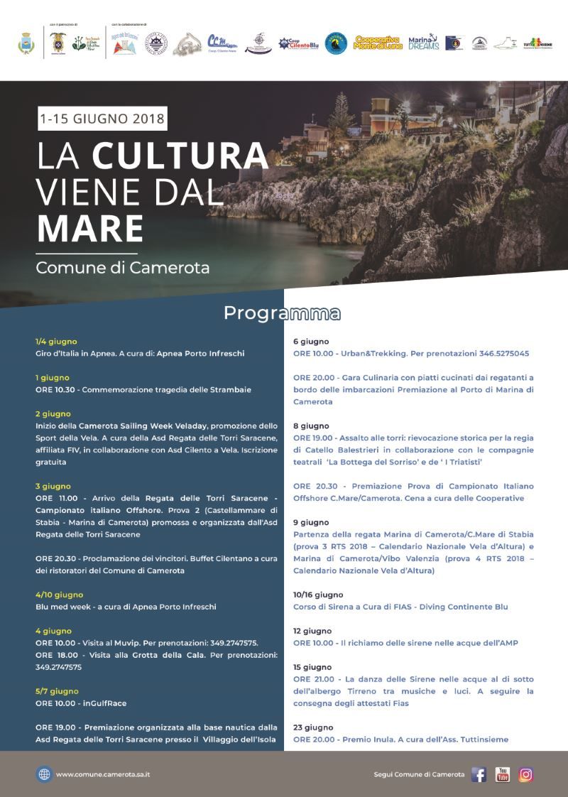 locandina cultura viene dal mare