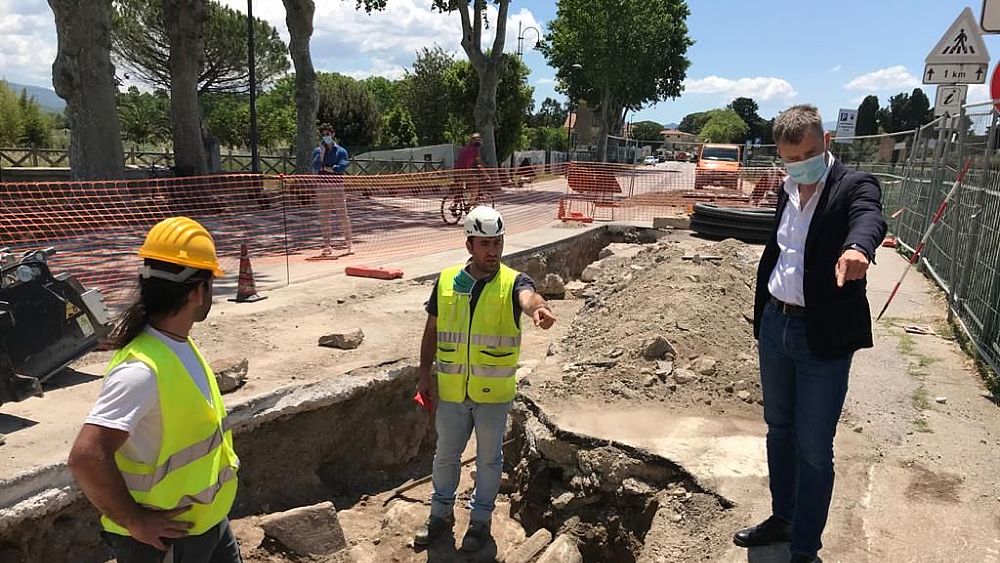 29052020 Lavori presso Porta Aurea