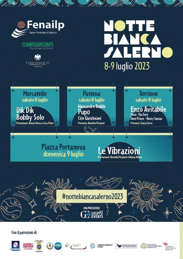 cartellone eventi notte bianca salerno