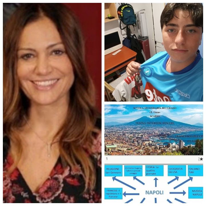 foto tesina su napoli e maradona