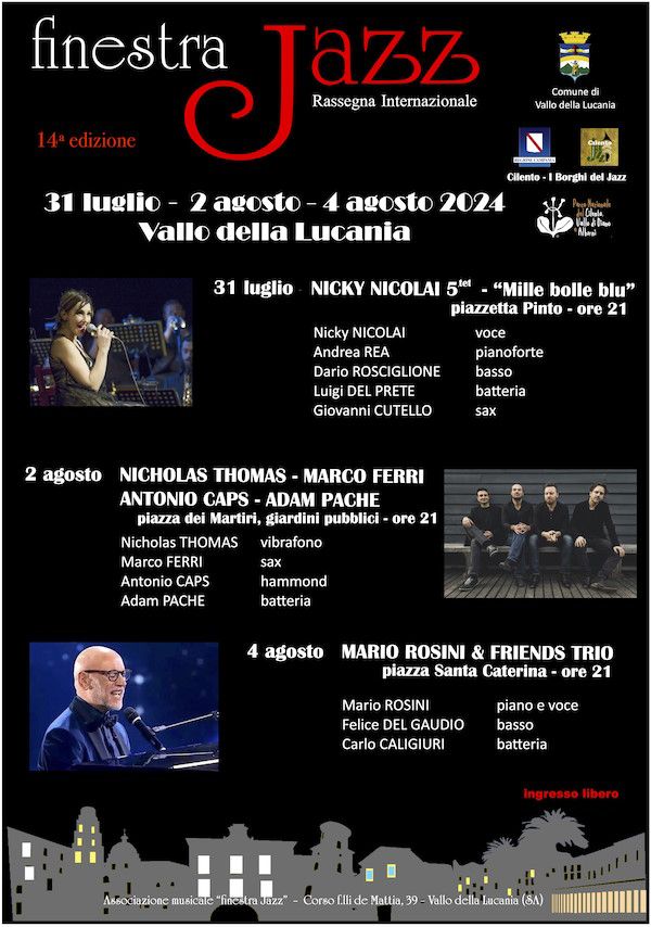 locandina eventi jazz a vallo
