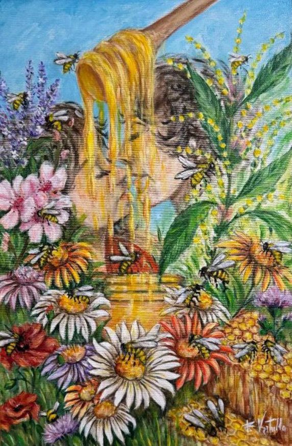 quadro vertullo su api e miele