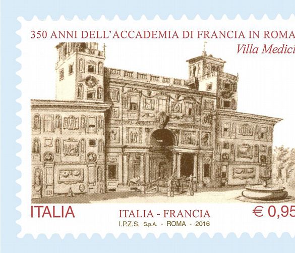 29112016 Francobollo Accademia di Francia in Roma