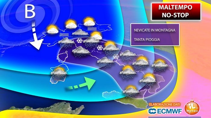 maltempo sull italia