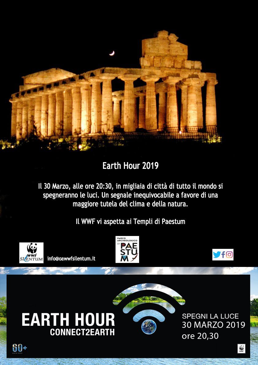 locandina earth hour
