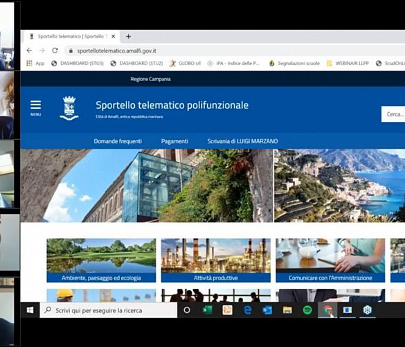 30042020 Presentazione Sportello Telematico Polifunzionale Amalfi 29 aprile 2020